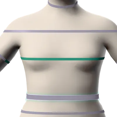 Chest: the tape on Leano’s twin
